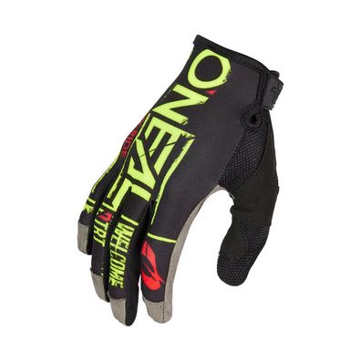 O'NEAL Bike Handschuhe Mayhem Attack Black/Neon Yellow - Größe: M/8,5
