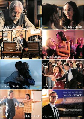 The Life of Chuck - 8 Original Kino-Aushangfotos - Tom Hiddleston - Filmposter