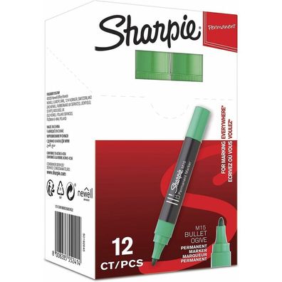Dauermarker Sharpie M15 grün 12 Stück