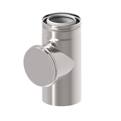 BRÖTJE Abgassystem Außenwand Revisionsstück K80 RDS VA 80/125 mm 7810230