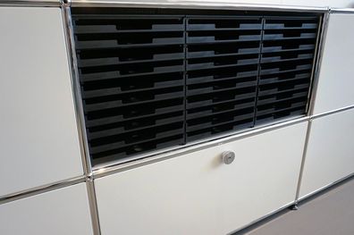 Systemkasten mit 10 Auszügen schwarz