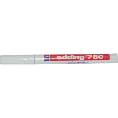 Dauermarker Edding 780 Weiß 10 Stück