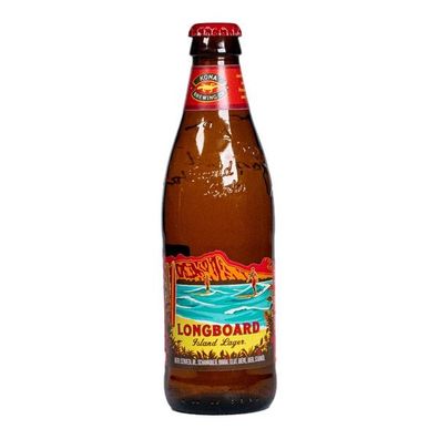 6 Flaschen Kona Longboard Lager 0,355l aus Hawaii Alc 4,6 Vol