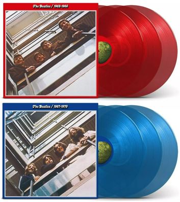 The Beatles -1962-1966 & 1967-1970 (6xLP, Red & Blue Vinyl) SEALED
