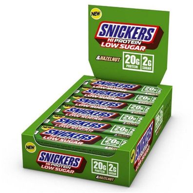 Snickers LOW SUGAR High Protein Bar (12x57g) Hazelnut