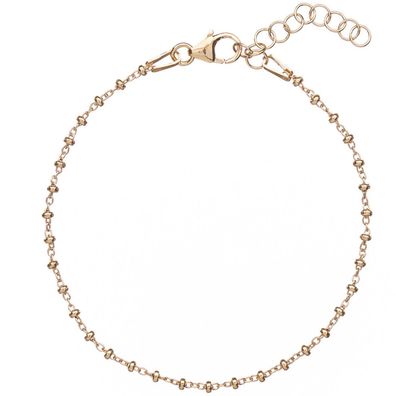 Alisia Schmuck Fußkettchen Cavigliere Silber Vergoldet Kügelchen AL1517.01.000