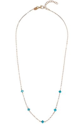 Alisia Schmuck Damen-Kette Pietre Vergoldet Amazonit AL4159.01.014