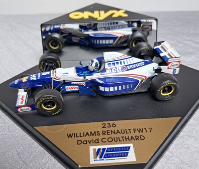 Williams Renault FW17, Coulthard, Formel 1, Onyx