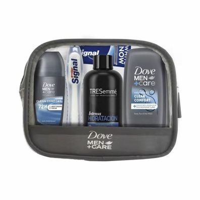 REISE-KOSMETIKTASCHE FÜR HERREN, 5-tlg