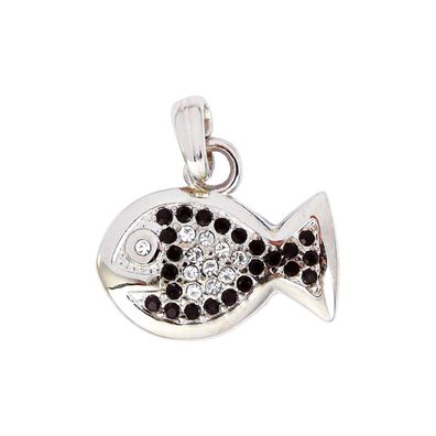 Wolters Schmuckanhänger Fisch, schwarz - für ein wirkungsvolles Outfit!