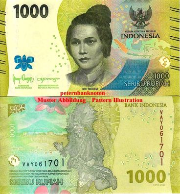 Indonesien / Indonesia 1000 Rupees 2023 Unc. P New 619#