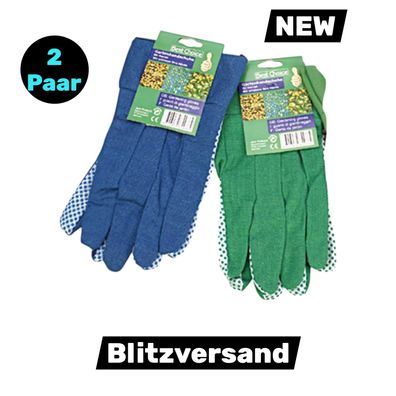 Gartenhandschuhe Herren Einheitsgröße Schutzhandschuhe Arbeitshandschuhe 2 Paar
