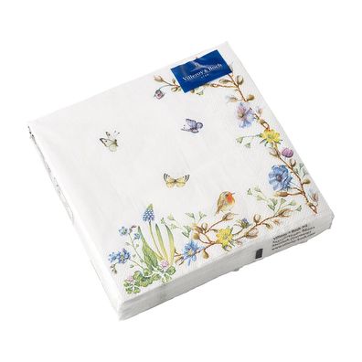 Villeroy & Boch Vorteilset 12 Stück Oster Accessoires Lunch Serviette Blumenranke