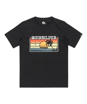 Quiksilver Kids T-Shirt Sun Faded black - Größe: XL (167-175)