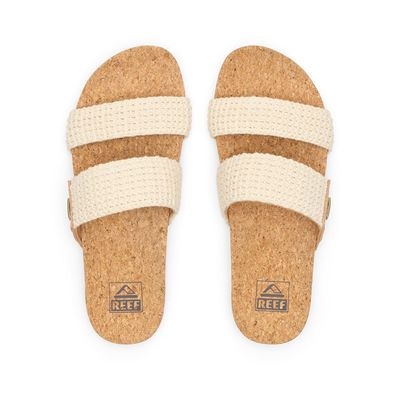 REEF Women Flip Flop Cushion Vista natural crochet textile - Größe: 7