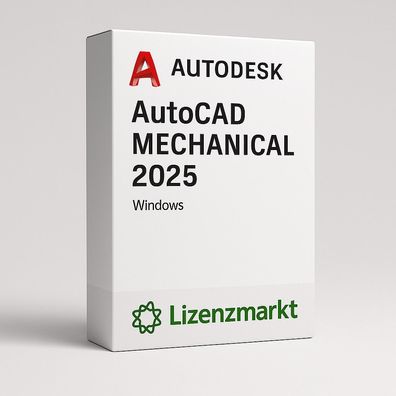 Autodesk AutoCAD Mechanical 2025 - 1 Jahr Lizenz (Windows)