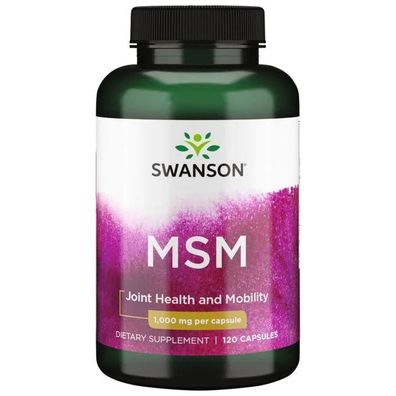 MSM Methylsulfonylmethane, 1000mg - 120 caps