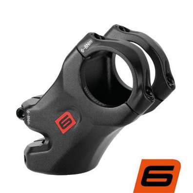 Ahead-Vorbau HIGH RAY Ø=35,0/28,6mm ergotec, Aluminium, L=55mm, schwarz-sandgestr