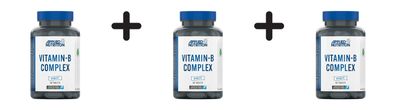 3 x Applied Nutrition Vitamin-B Complex (90 Tabs)
