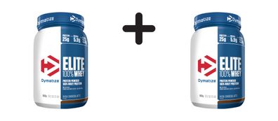 2 x Dymatize Elite Whey (942g) Rich Chocolate