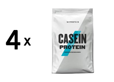 4 x Myprotein Impact Casein (1000g) Chocolate