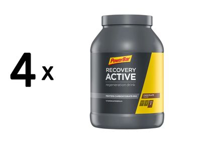 4 x Powerbar Recovery Active (1210g) Chocolate