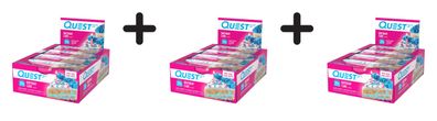 3 x Quest Nutrition Quest Bars (12x60g) Birthday Cake
