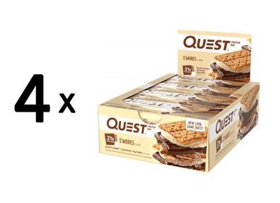 4 x Quest Nutrition Quest Bars (12x60g) Smores