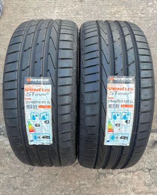 2x Sommerreifen 225/40 ZR19 93Y XL Hankook Ventus S1 EVO 2 K117 DOT18 NEU