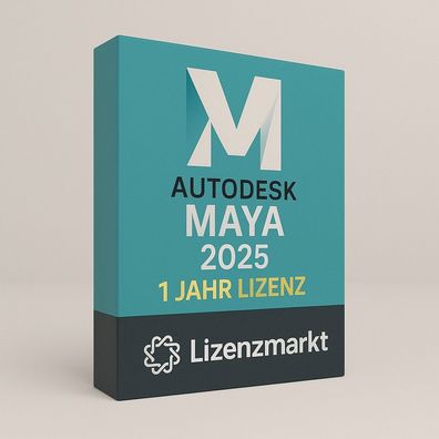Autodesk Maya 2025 - 1 Jahr Lizenz für Windows & macOS