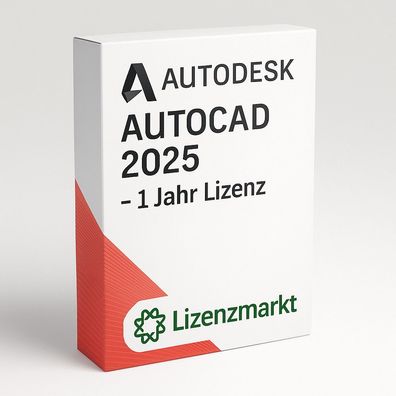 Autodesk AutoCAD 2025 - 1 Jahr Lernlizenz für Windows & macOS