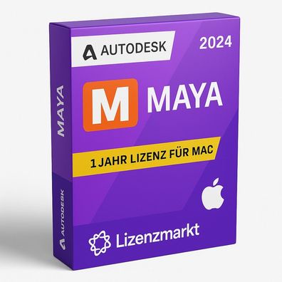 Autodesk Maya 2024 MAC 1-Jahr