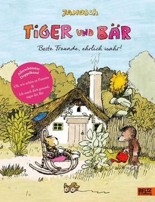Tiger und Bär. Beste Freunde, ehrlich wahr! | Vierfarbiges Bilderbuch | Janosch