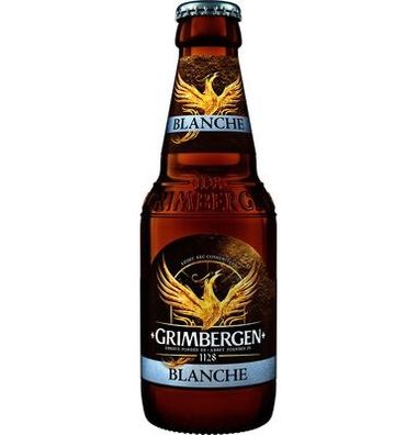 Grimbergen Blanche 12 x 0,33l - Original Belgisches Witbier mit 6,0% Vol