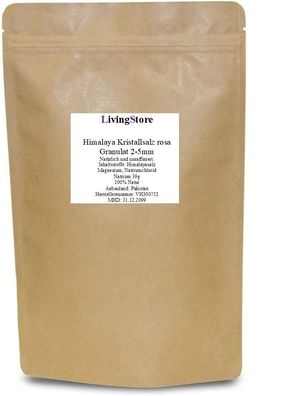 Himalaya Kristallsalz rosa Granulat 2-5 mm- 500g