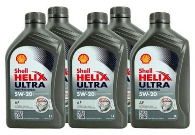 Shell Helix Ultra Professional AF 5W-20 5x1 Liter