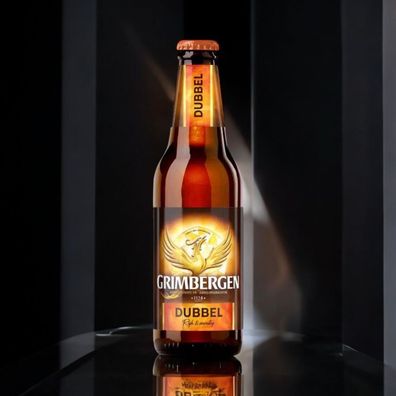 Grimbergen Dubbel 12 x 0,33l- starkes belgisches Abteibier 6,5