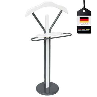 bremermann Kleiderbutler, Herrendiener, stummer Diener, Garderobe, Bügel in weiß