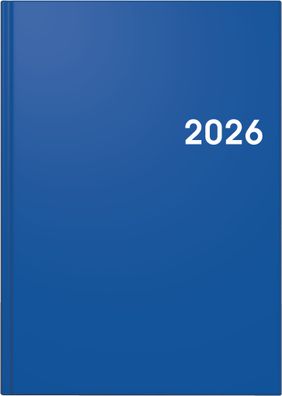 Brunnen Buchkalender 2026 A5 blau 10-79561036
