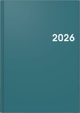 Brunnen Buchkalender 2026 A5 petrol 10-79561046