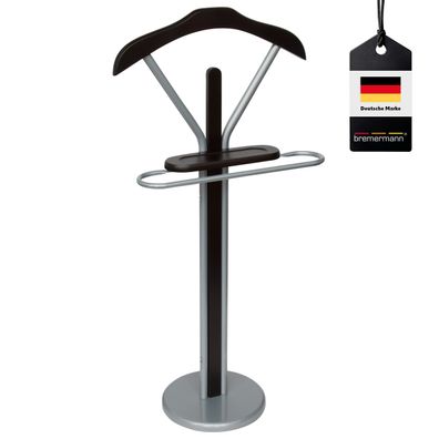 bremermann Kleiderbutler, Herrendiener, stummer Diener, Garderobe, Bügel in brau