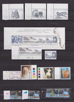 Grönland postfrisch Jahrgang 2003 mit Markenhefte siehe Bilder