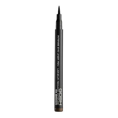 Gosh Praezisions-Eyeliner Pen - Intensive Brown, 1 ml - Perfekte Linien fuer eindr