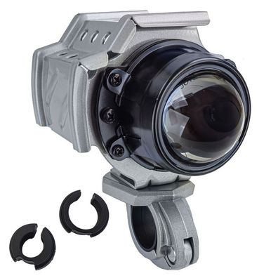 Motorrad Universal H1 Projektor Zusatz Scheinwerfer Fahrlicht Rechts
