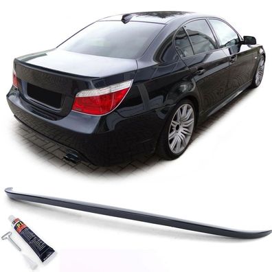Heckspoiler Lippe Performance Schwarz Glanz mit ABE für 5er BMW E60 Limo 03-10