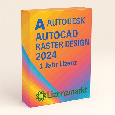 Autodesk AutoCAD Raster Design 2024 1-Jahr