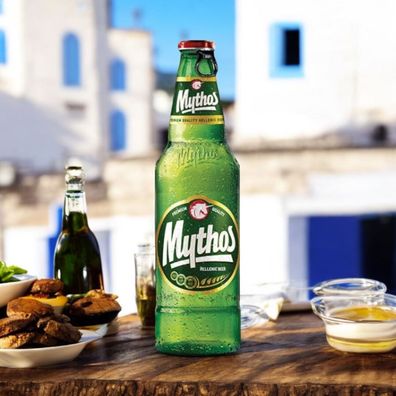 6 Flaschen Mythos Bier aus Griechenland in der 0,33l Flasche