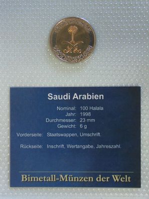 100 Halala aus Saudi Arabien 1998