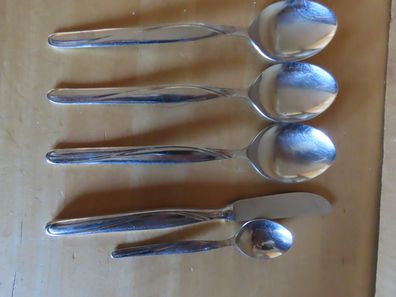 Besteck Ersatz 3 Löffel 1 Teelöffel 1 Messer BMF Bergisil