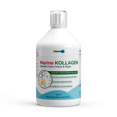 Marine Kollagen - Beauty Formel - Flüssiges - 500ml